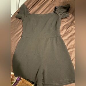 Charlotte Russe black romper.